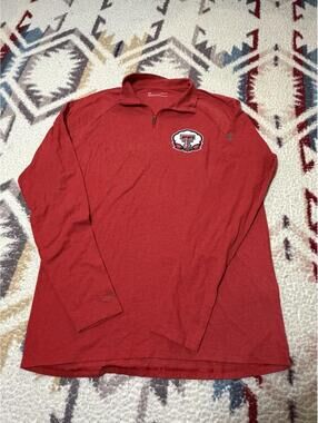Men’s Under Armour Texas Tech Red Raiders Quarter Zip Pullover Jacket Red Large